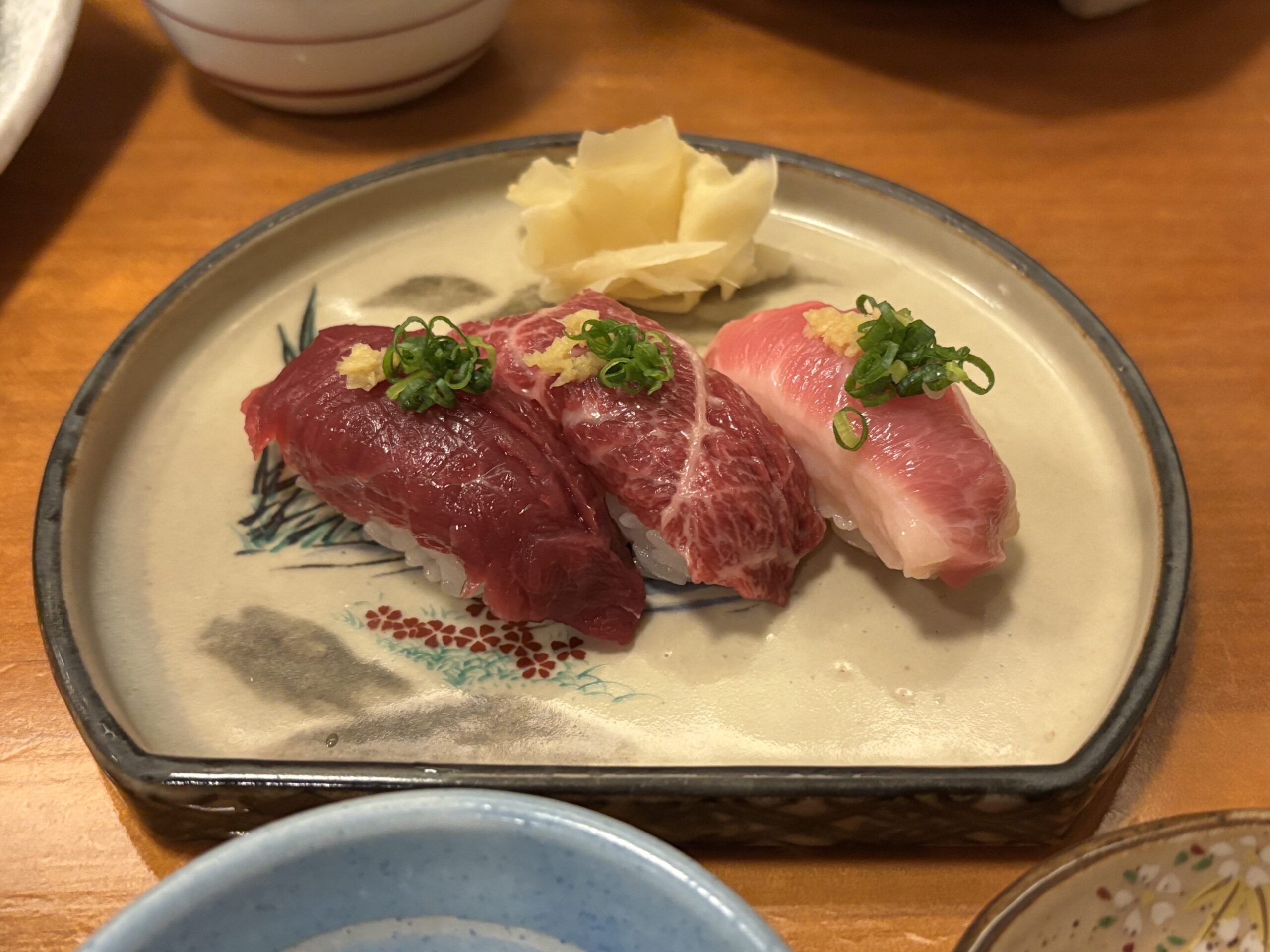 馬肉の握り寿司